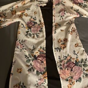 COPY - Day dress with floral summer cardigan